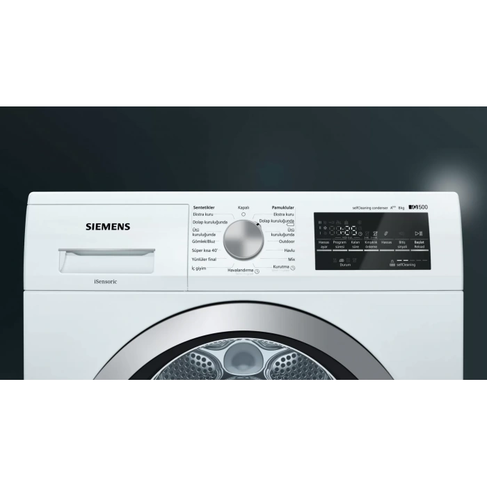 Siemens WT45W410TR iQ500 Isı Pompalı Kurutma Makinesi 8 kg