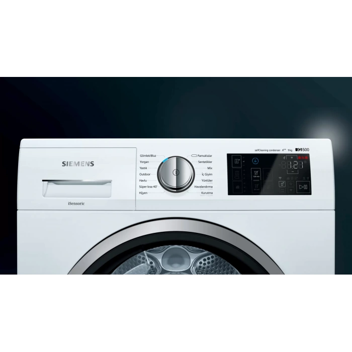Siemens WT7WH460TR iQ500 Isı Pompalı Kurutma Makinesi 9 kg