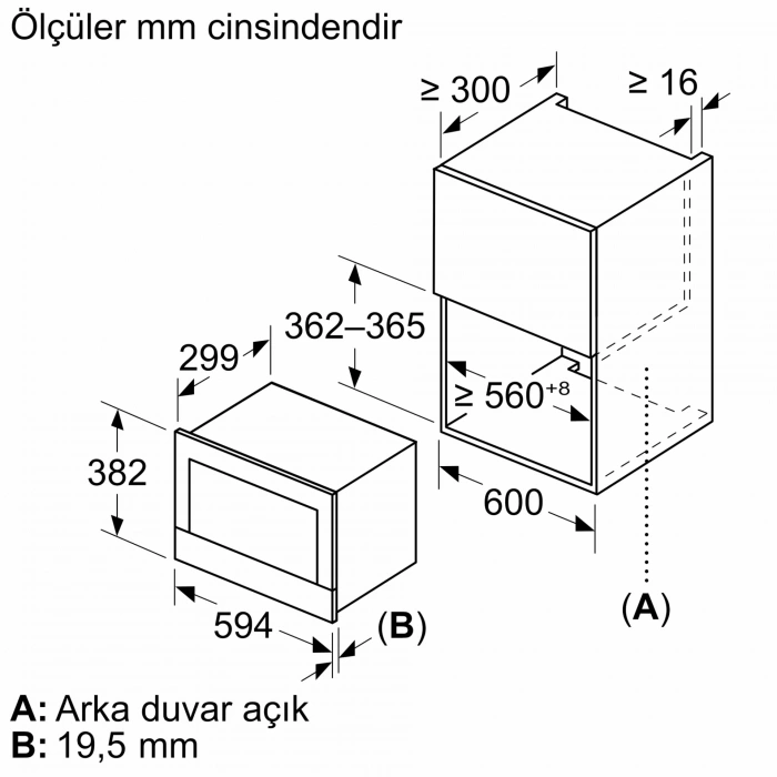 Siemens BE732L1B1 iQ700 Ankastre Mikrodalga