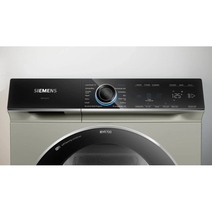 Siemens WQ45B2AXTR iQ700 Isı Pompalı Kurutma Makinesi 9 kg