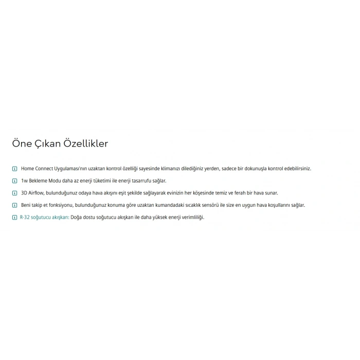 Siemens AS12IXB32N Klima 12.000 Btu/h iç ünite