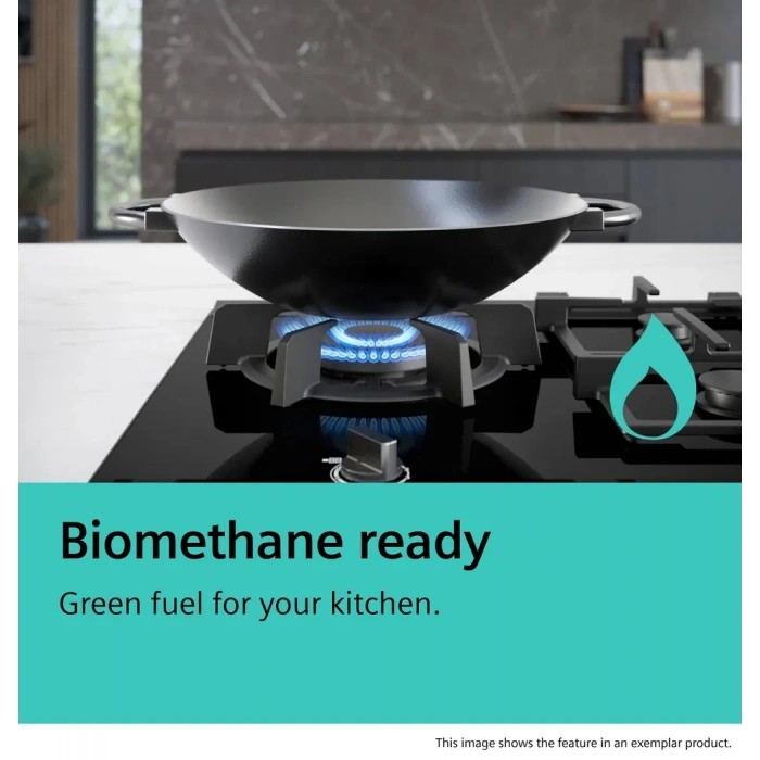 Siemens EB6C2PB80O Doğalgazlı Beyaz Ankastre Ocak