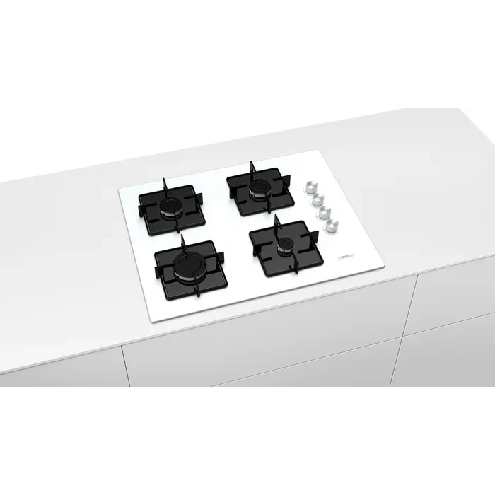 Siemens EO7C2PO12O iQ300 Gazlı Ocak 67 cm Sert cam, Beyaz