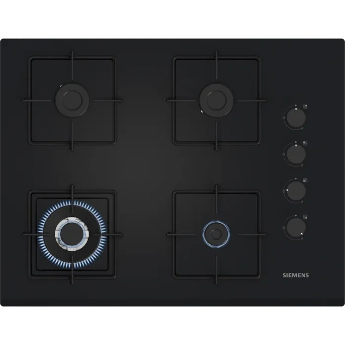 Siemens EO7C6HP30O iQ300 Gazlı Ocak 67 cm Sert Cam, Siyah