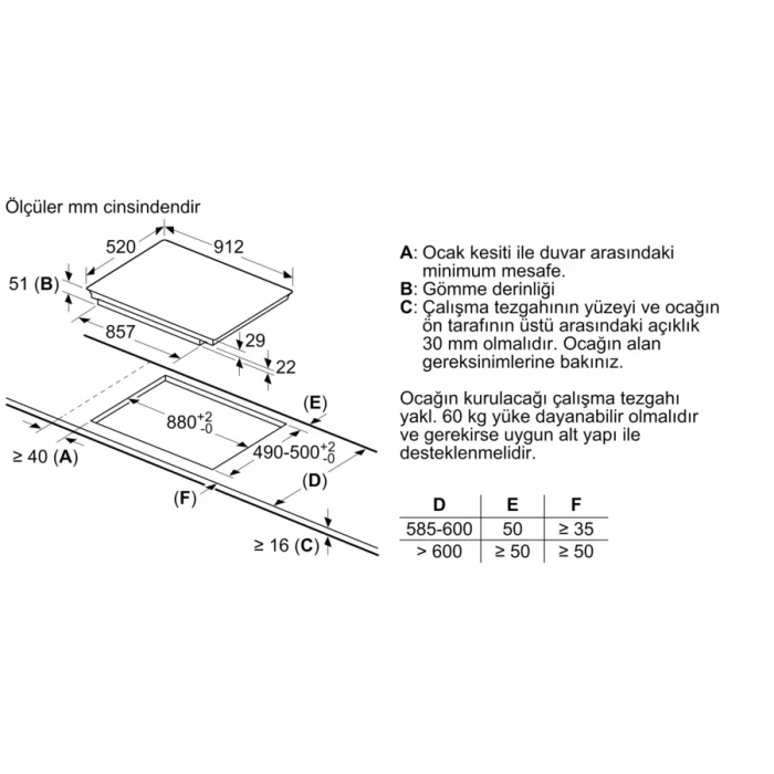 Siemens EX975LXC1E İndüksiyon Ocak