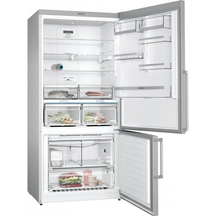 Siemens KG86NAID1N Alttan Donduruculu Buzdolabı 186 x 86 cm Kolay temizlenebilir Inox, Total noFrost