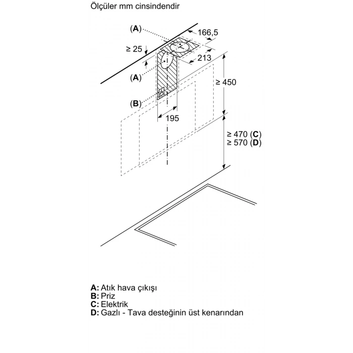 Siemens LC97KPJ20T Eğimli Davlumbaz