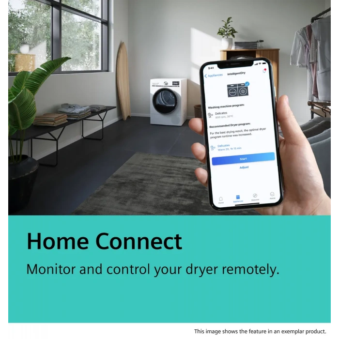 Siemens WQ43J2C0TR iQ500 Isı Pompalı Kurutma Makinesi 9 kg
