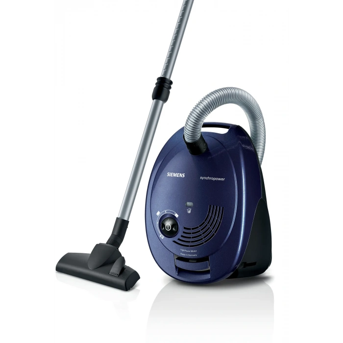 Siemens Toz torbalı Süpürge SynchroPower Mavi VS06B1110