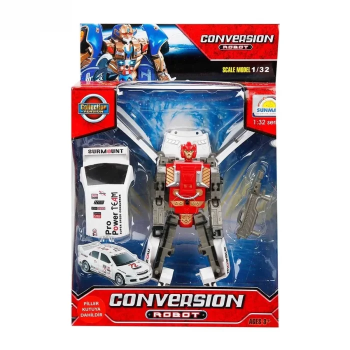 1:32 Sesli ve Işıklı Dönüşebilen Robot
