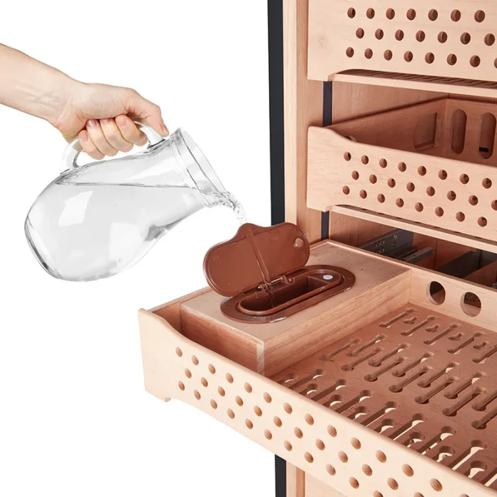 Afidano B8 Elektronik Nemlendirici & Soğutmalı Puro Dolabı & Humidor - Parmida