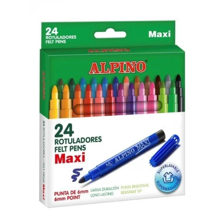 Alpino Maxi Keçeli Boya Kalemi 24 Renk