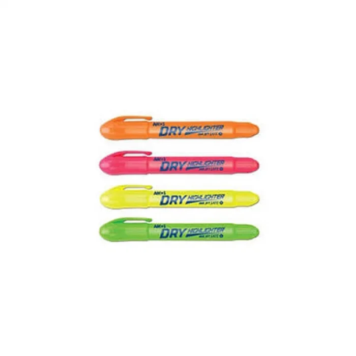 Amos Dry Highlighter Fosforlu Kalem 4Lü (HLD4OOP1)