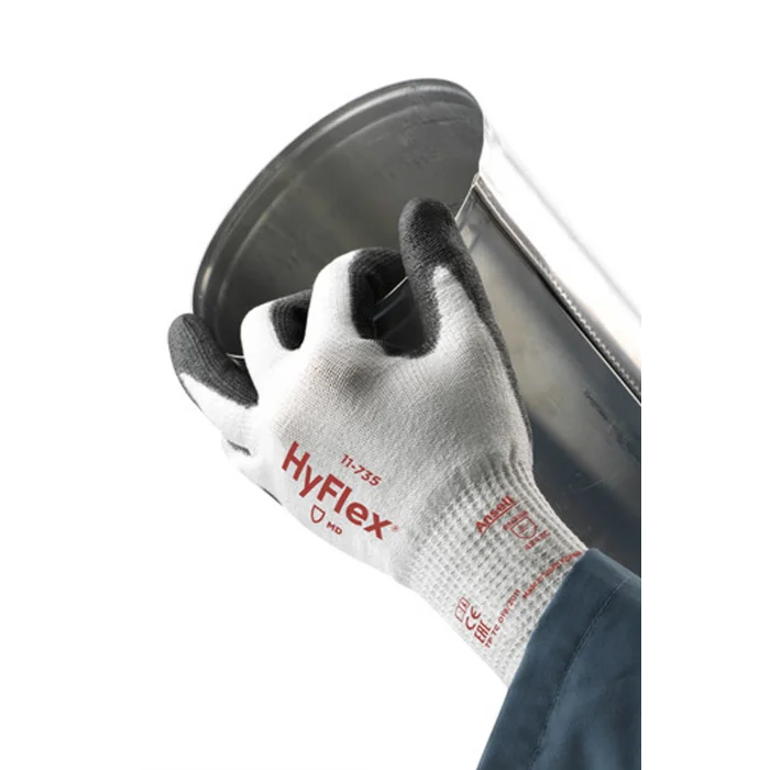 Ansell- HYFLEX® 11-735 Kesilmeye Karşı Mekanik Korumalı İş Eldiveni 1 Çift (9 Beden / L)