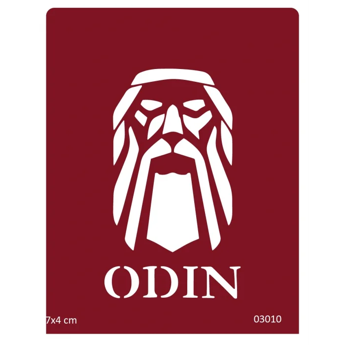 Antik Tanrı Odin Geçici Dövme Deseni