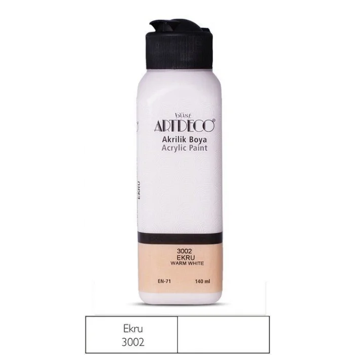Artdeco Akrilik Boya 140 ml. 3002 EKRU
