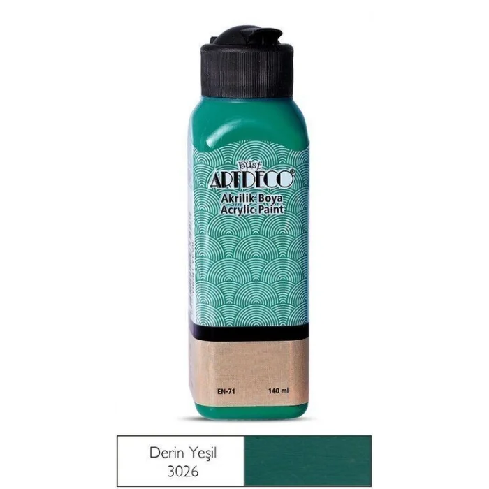 Artdeco Akrilik Boya 140 ml. 3026 DERİN YEŞİL