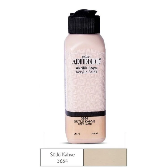 Artdeco Akrilik Boya 140 ml. 3654 SÜTLÜ KAHVE