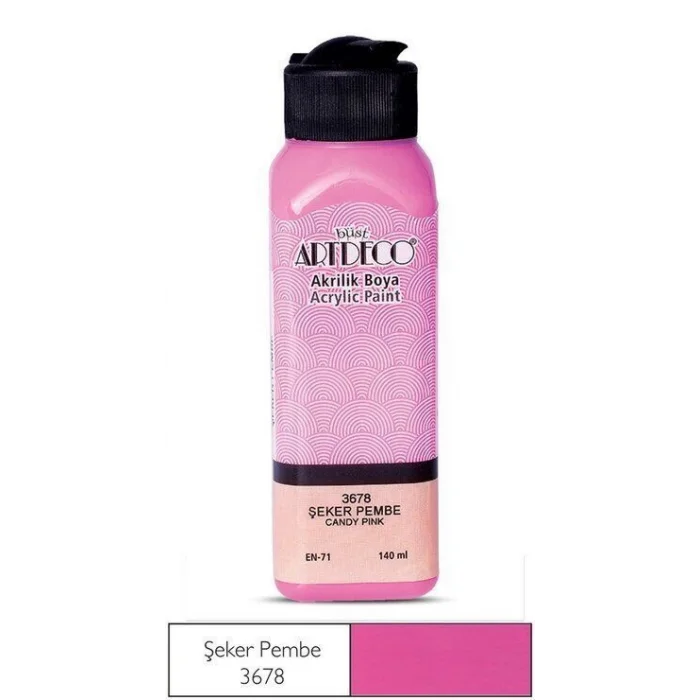 Artdeco Akrilik Boya 140 ml. 3678 ŞEKER PEMBE