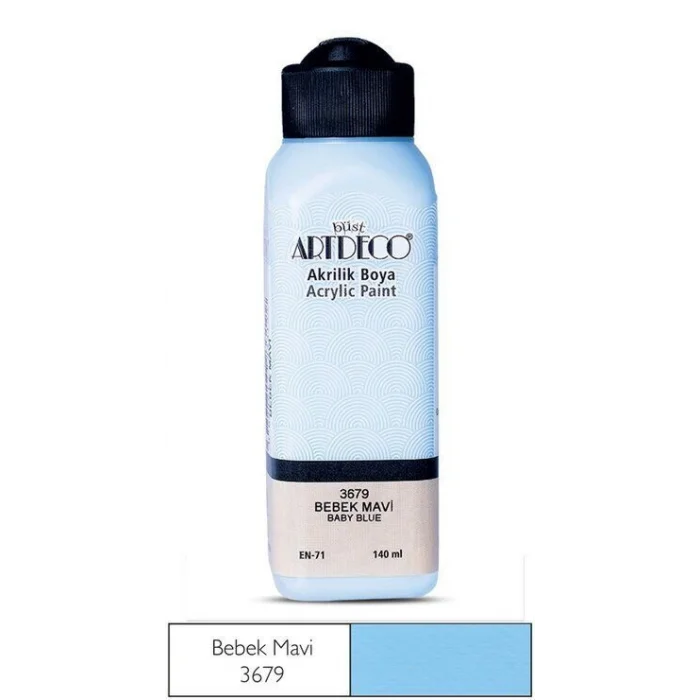 Artdeco Akrilik Boya 140 ml. 3679 BEBEK MAVİ