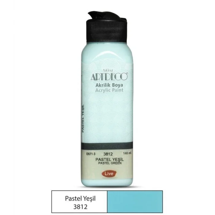Artdeco Akrilik Boya 140 ml. 3812 Pastel Yeşil