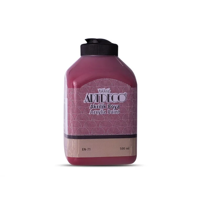 Artdeco Akrilik Boya 500 ml. 3643 BORDO