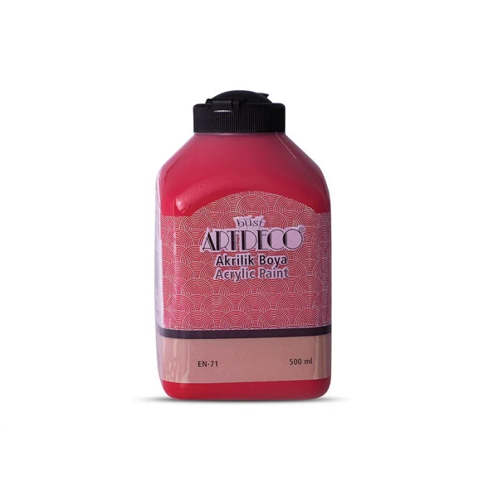 Artdeco Akrilik Boya 500 ml. 3675 ÇİLEK KIRMIZI