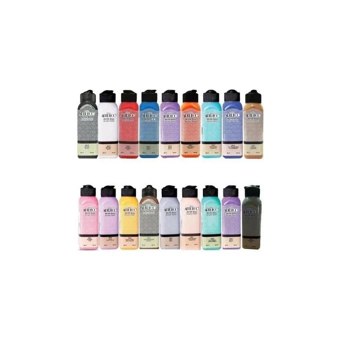 Artdeco Akrilik Boya Seti 18 Renk x 140 ml.