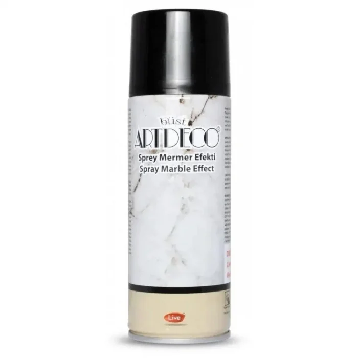 Artdeco Akrilik Sprey Mermer Efekti 200 ml. Siyah 790