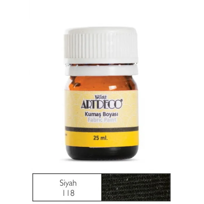 Artdeco Kumaş Boyası 118 Siyah