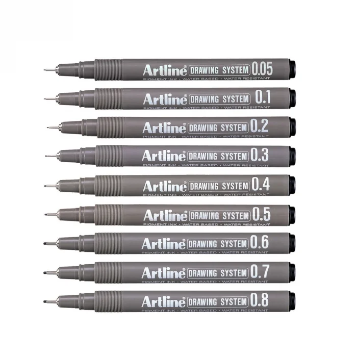 Artline Drawing System Teknik Çizim Kalemi Seti 9lu
