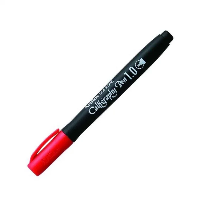 Artline Supreme Kaligrafi Kalemi 1.0 mm. Kırmızı