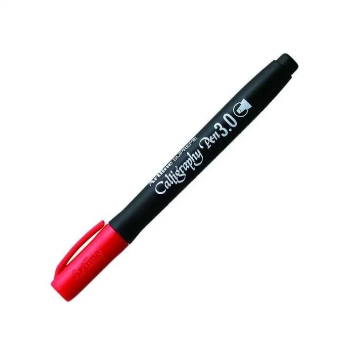 Artline Supreme Kaligrafi Kalemi 3.0 mm. Kırmızı