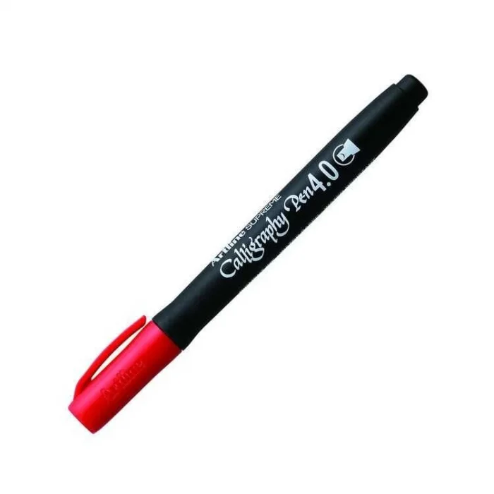 Artline Supreme Kaligrafi Kalemi 4.0 mm. Kırmızı
