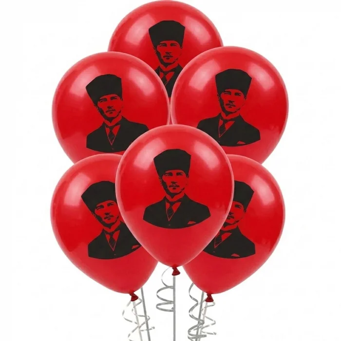 Atatürk Baskılı Pastel Balon 12