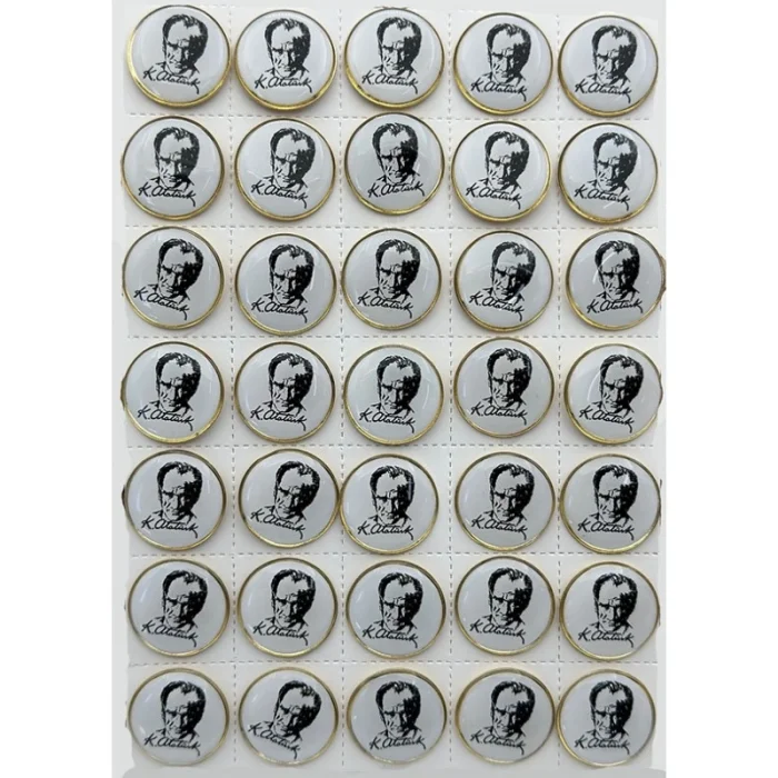 Atatürk İmzalı Rozet (20 mm)