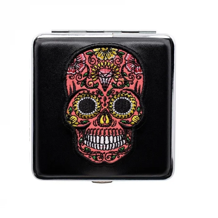 Atomic German Skull Kurukafa Patch Deri Kısa Sig. Tab akasısı Turuncu 20li