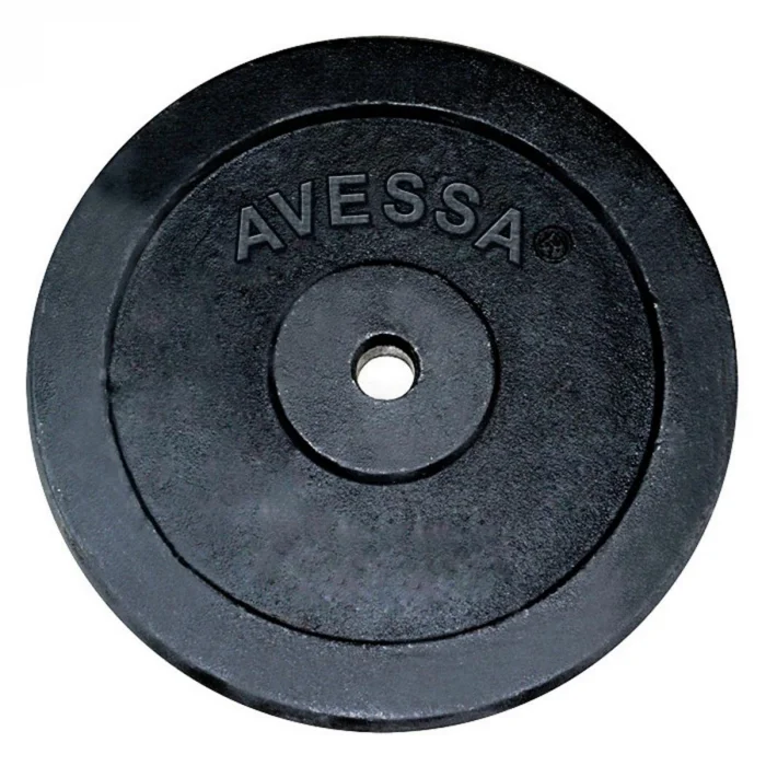 Avessa 15 kg Siyah Plaka Ağırlık Bar Plakası