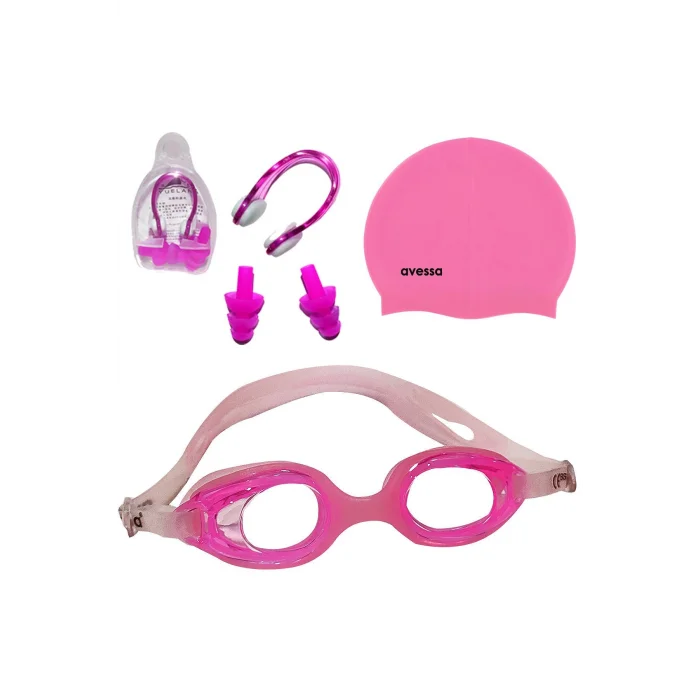 Avessa 3’lü Çocuk Havuz Seti Pembe 2323