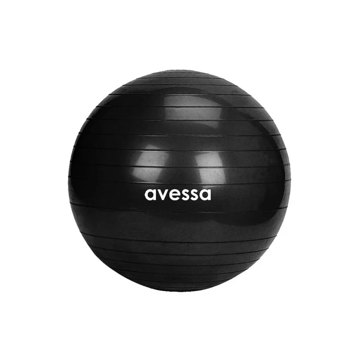 Avessa 55 Cm Pilates Topu Poşet Ambalaj BPT-55 Siyah