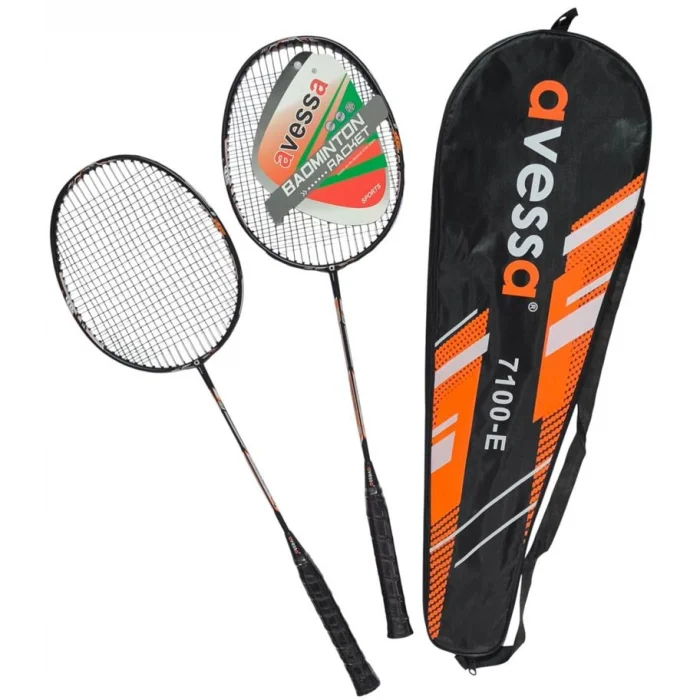 Avessa 7100-E Grafit Badmington Raketi Seti