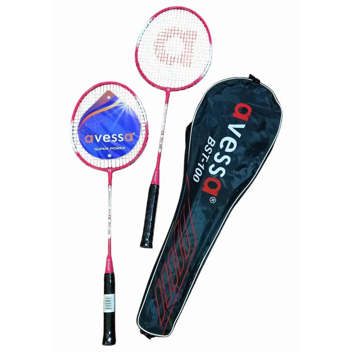 Avessa Bst-100K Badmington Raket Set Kırmızı