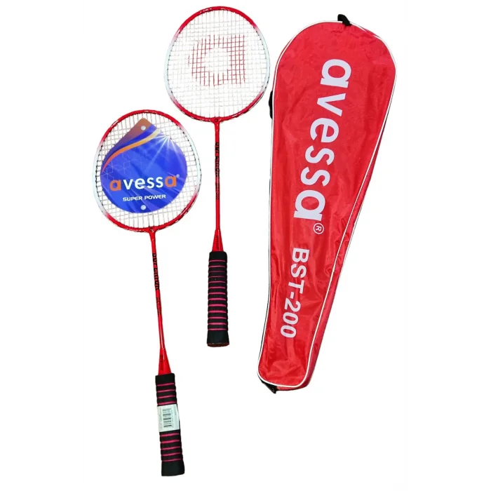 Avessa Bst-200K Badmington Raket Set Kırmızı