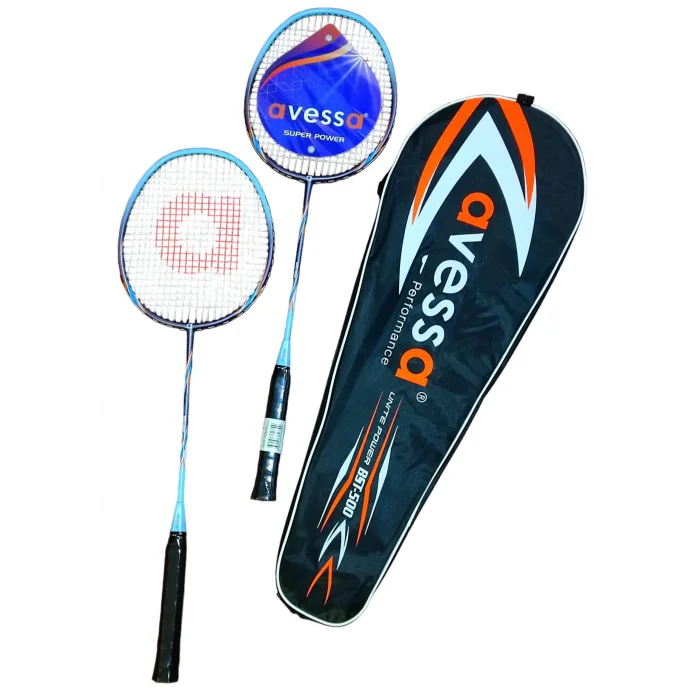 Avessa Bst-500M Badmington Profesyonel Raket Set Mor