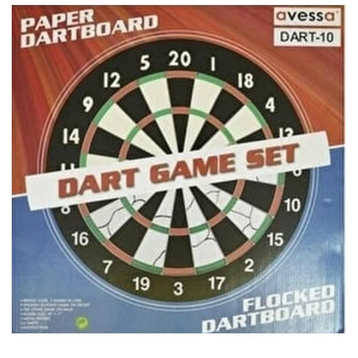 Avessa Dart-10 Amatör Dart Tahtası 6 Oklu