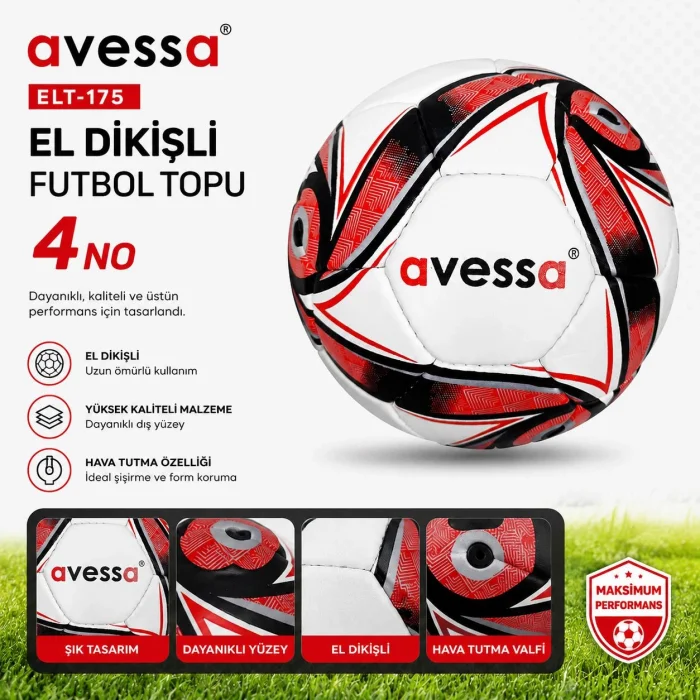 Avessa Elt-174 El Dikişli Futbol Topu No4