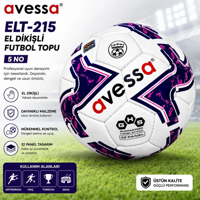 Avessa Elt-215 El Dikişli Futbol Topu No5