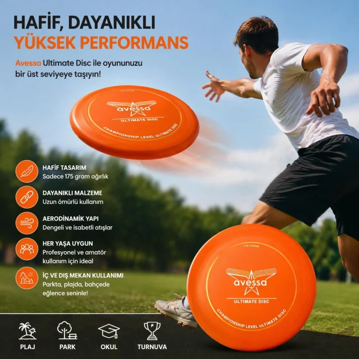 Avessa Frz-100 Frizbi Turuncu 27,5 Cm