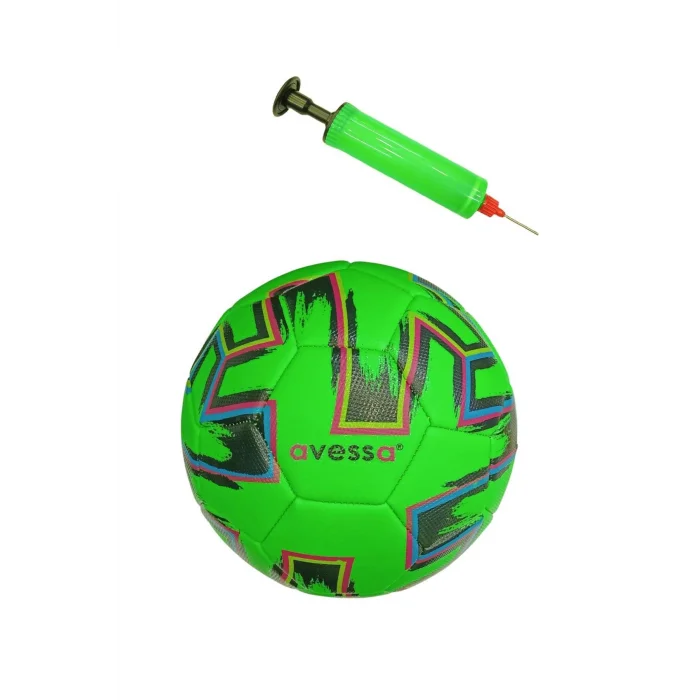 Avessa Ft-300-103 Futbol Topu No5 Yeşil Pompalı