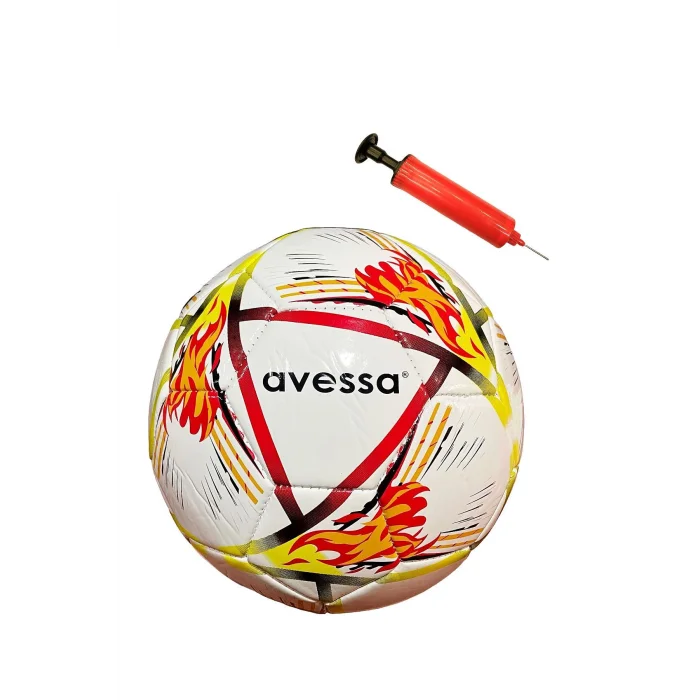Avessa FT150-130 Futbol Topu Sarı-Beyaz 3 Astar Pompalı